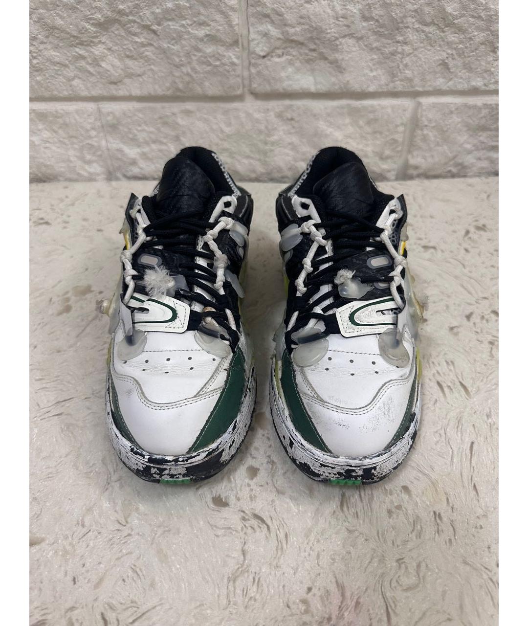 MAISON MARGIELA Белые кожаные кроссовки, фото 3