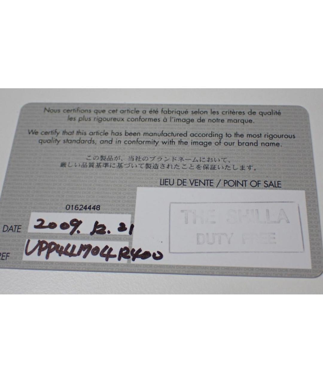 CHRISTIAN DIOR Бордовая кожаная сумка с короткими ручками, фото 4