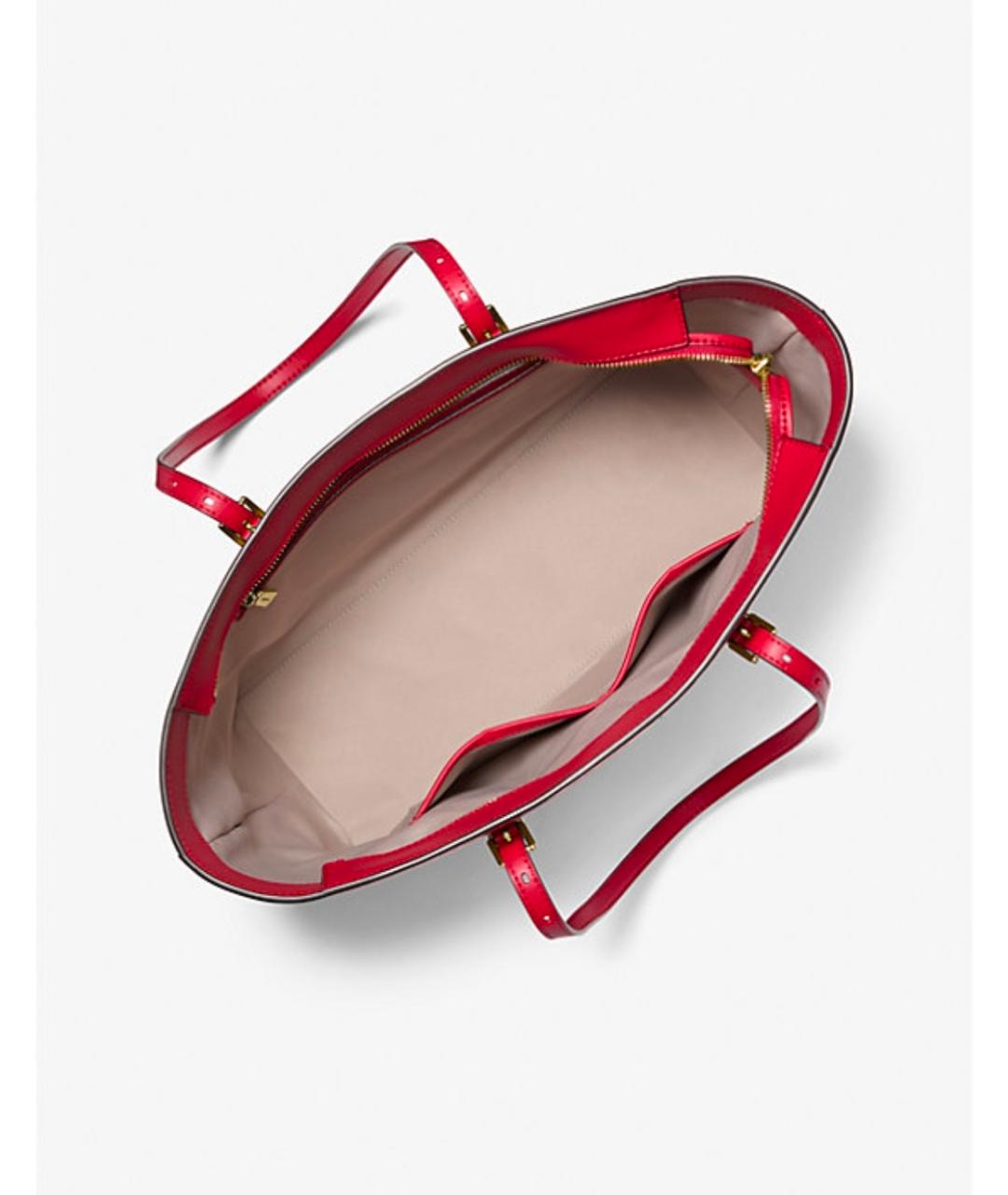 MICHAEL KORS Красная сумка тоут из искусственной кожи, фото 3