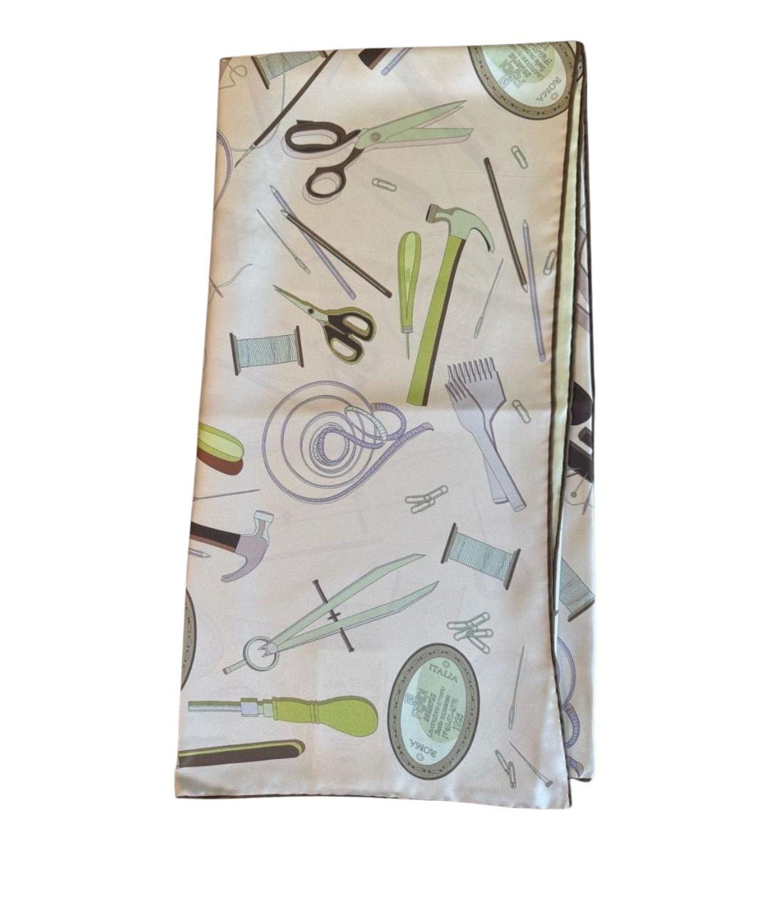 FENDI Мульти шелковый платок, фото 1