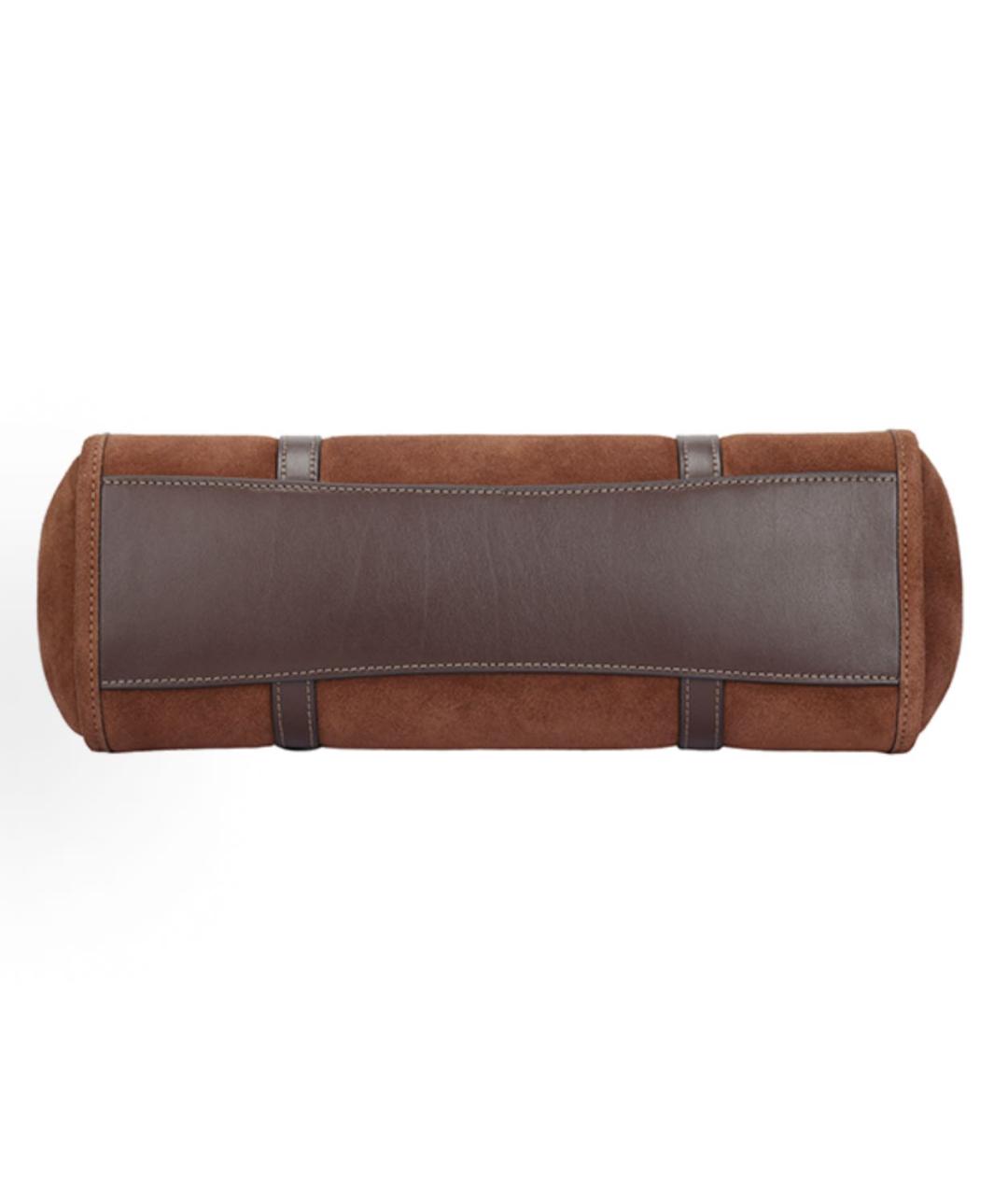 COACH Коричневая замшевая сумка через плечо, фото 3