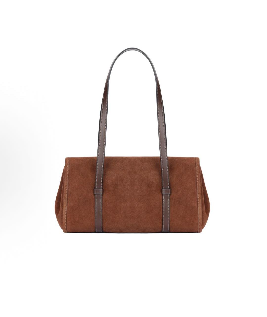 COACH Коричневая замшевая сумка через плечо, фото 2