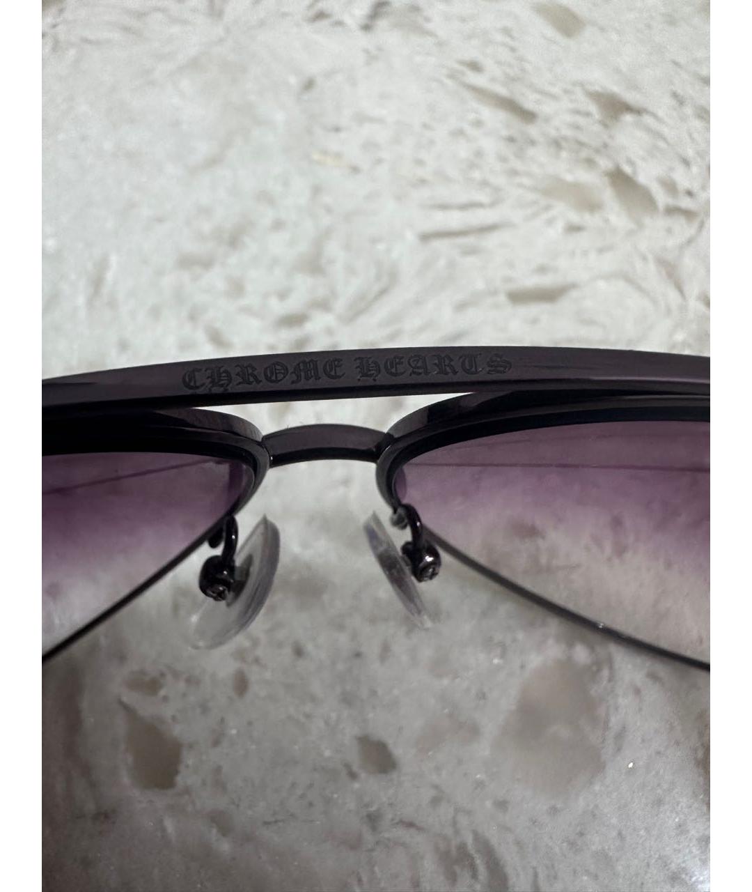 CHROME HEARTS Фиолетовые солнцезащитные очки, фото 7