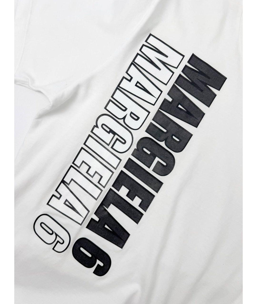 MAISON MARGIELA Белая хлопковая футболка, фото 3