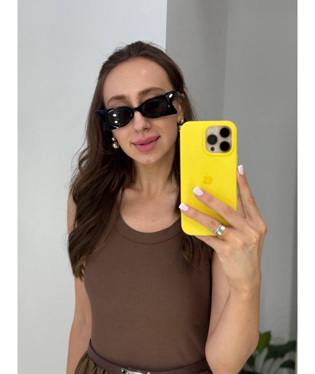 GUCCI Черные пластиковые солнцезащитные очки, фото 2