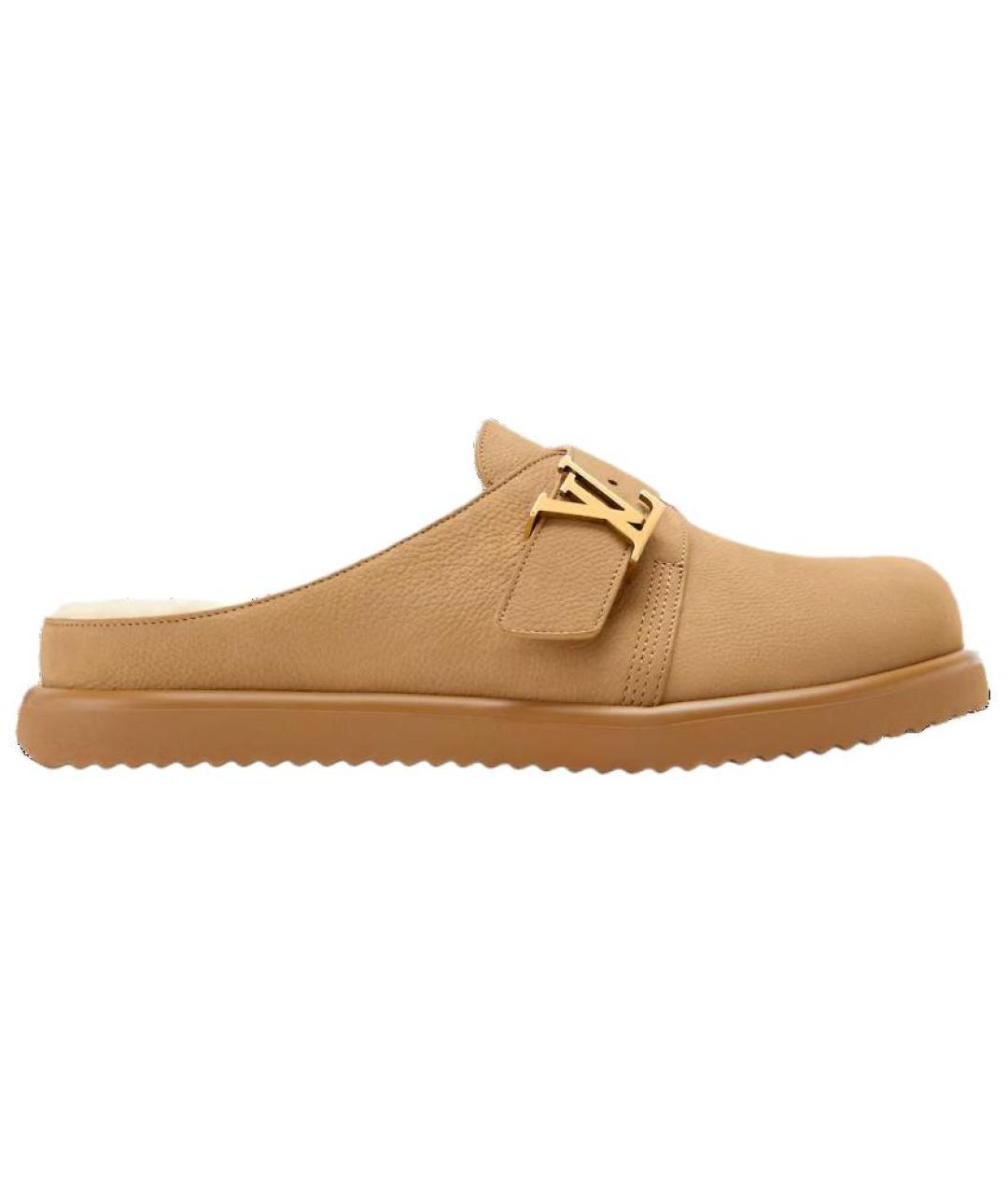 LOUIS VUITTON Бежевые сандалии, фото 1