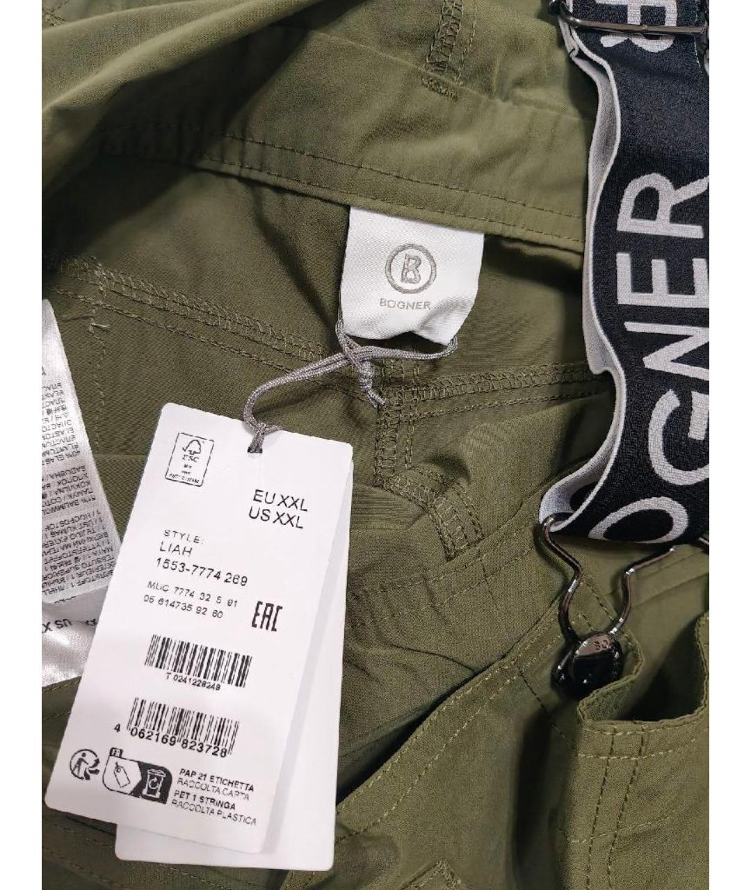 BOGNER Хаки хлопковые брюки и шорты, фото 7