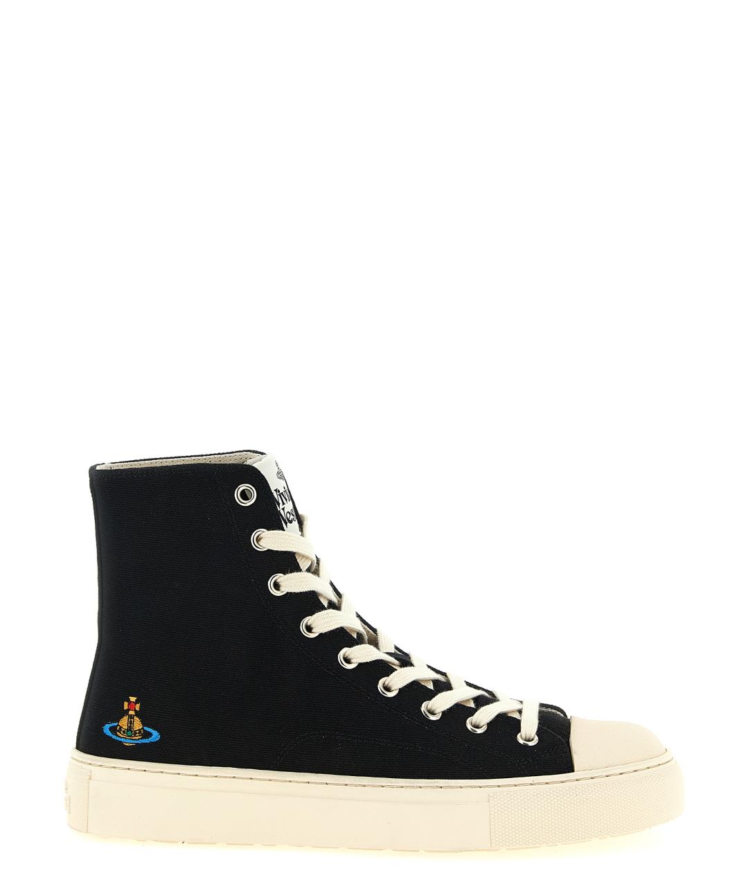 VIVIENNE WESTWOOD Черные текстильные кроссовки, фото 1