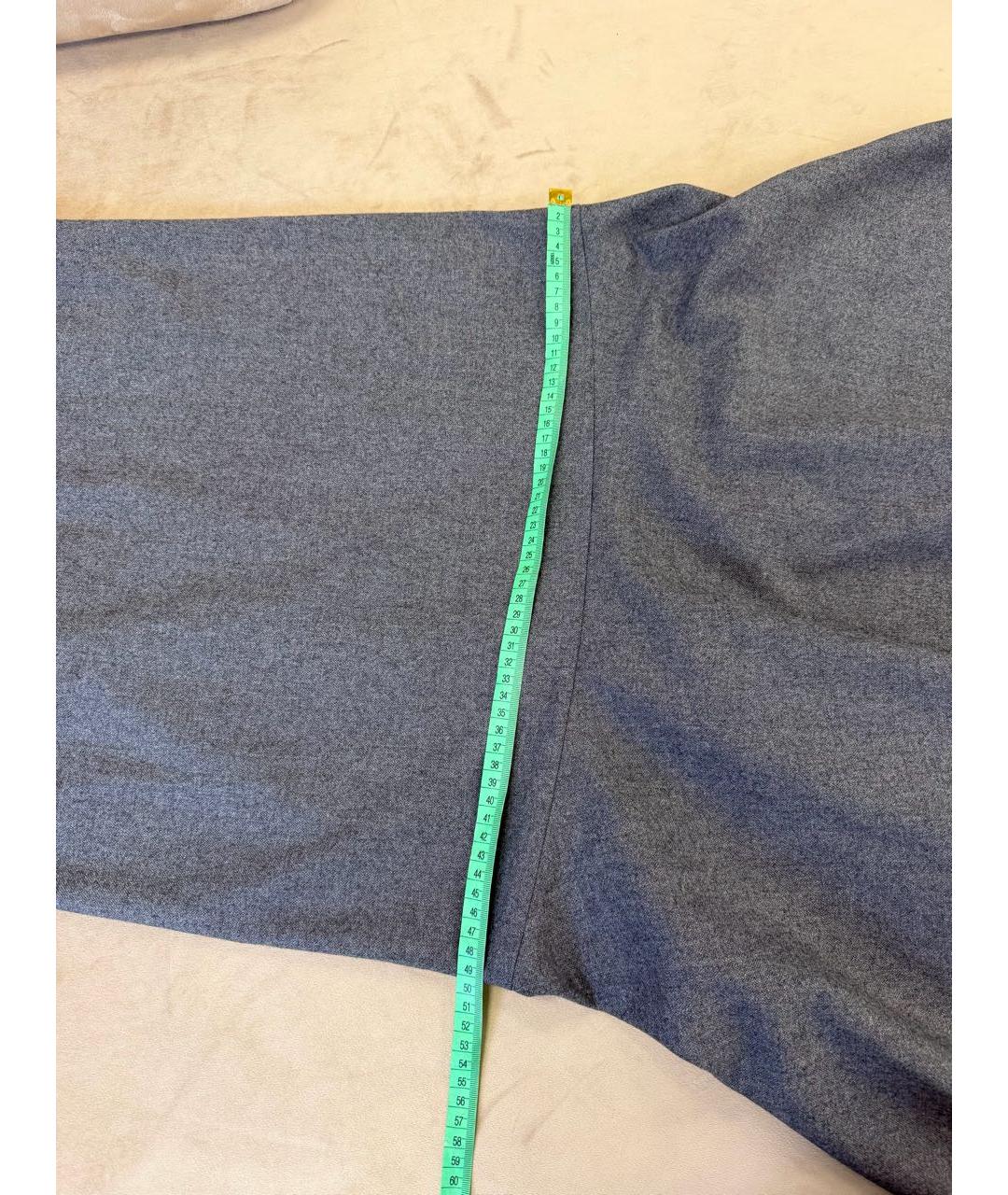 BRUNELLO CUCINELLI Серый шерстяной сарафан, фото 8