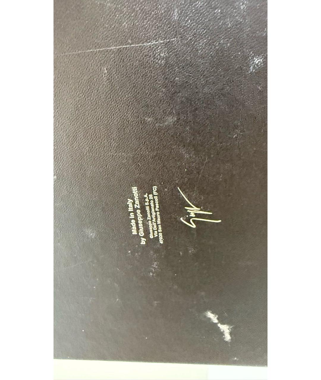 GIUSEPPE ZANOTTI DESIGN Бежевые кожаные эспадрильи, фото 7