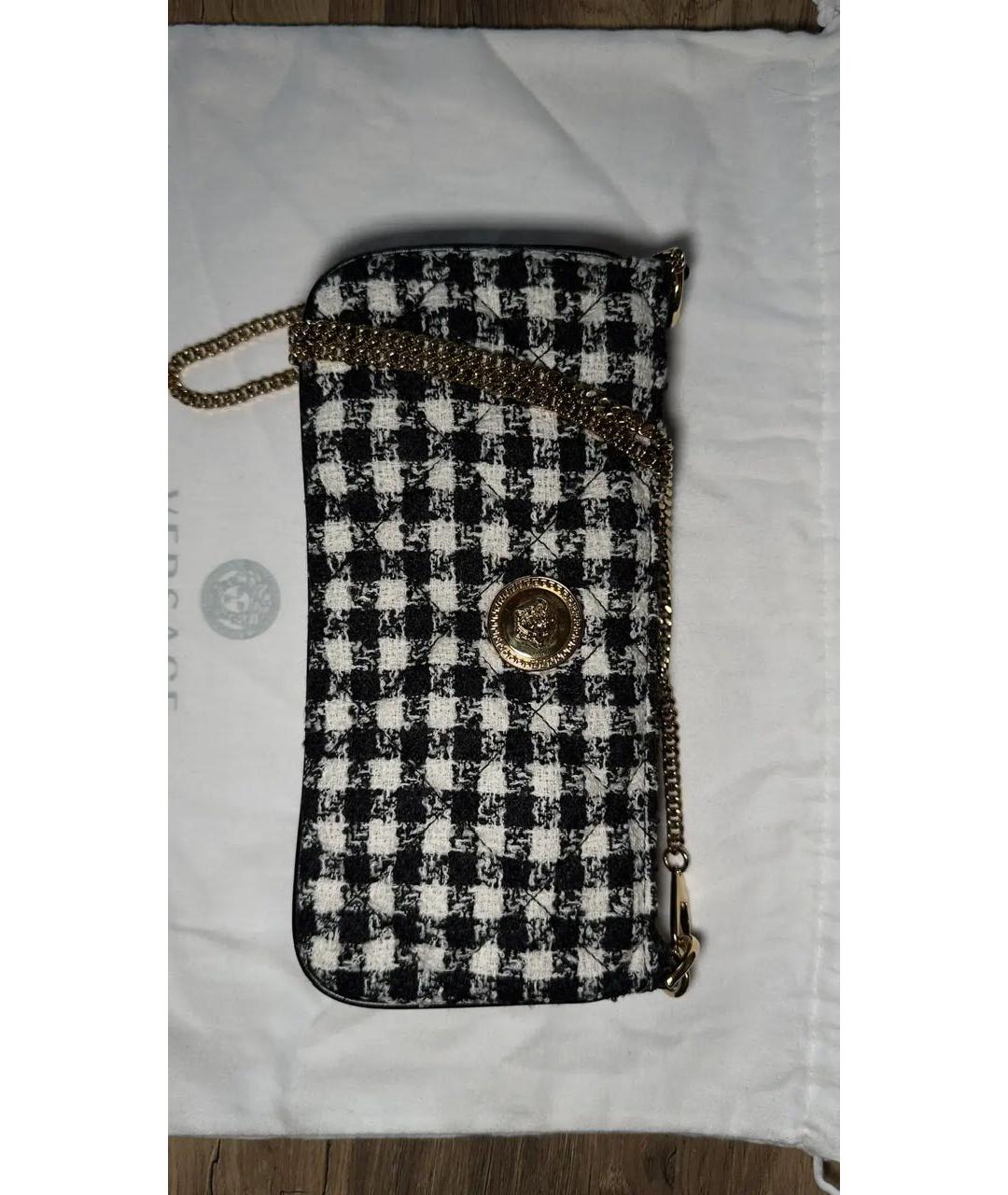 VERSACE Твидовая сумка через плечо, фото 6