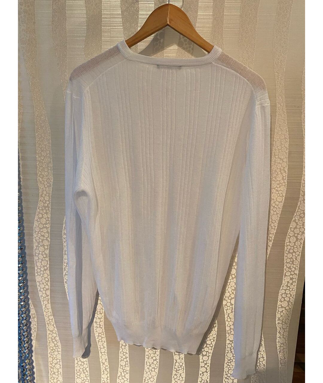 CANALI Белый хлопковый джемпер / свитер, фото 2