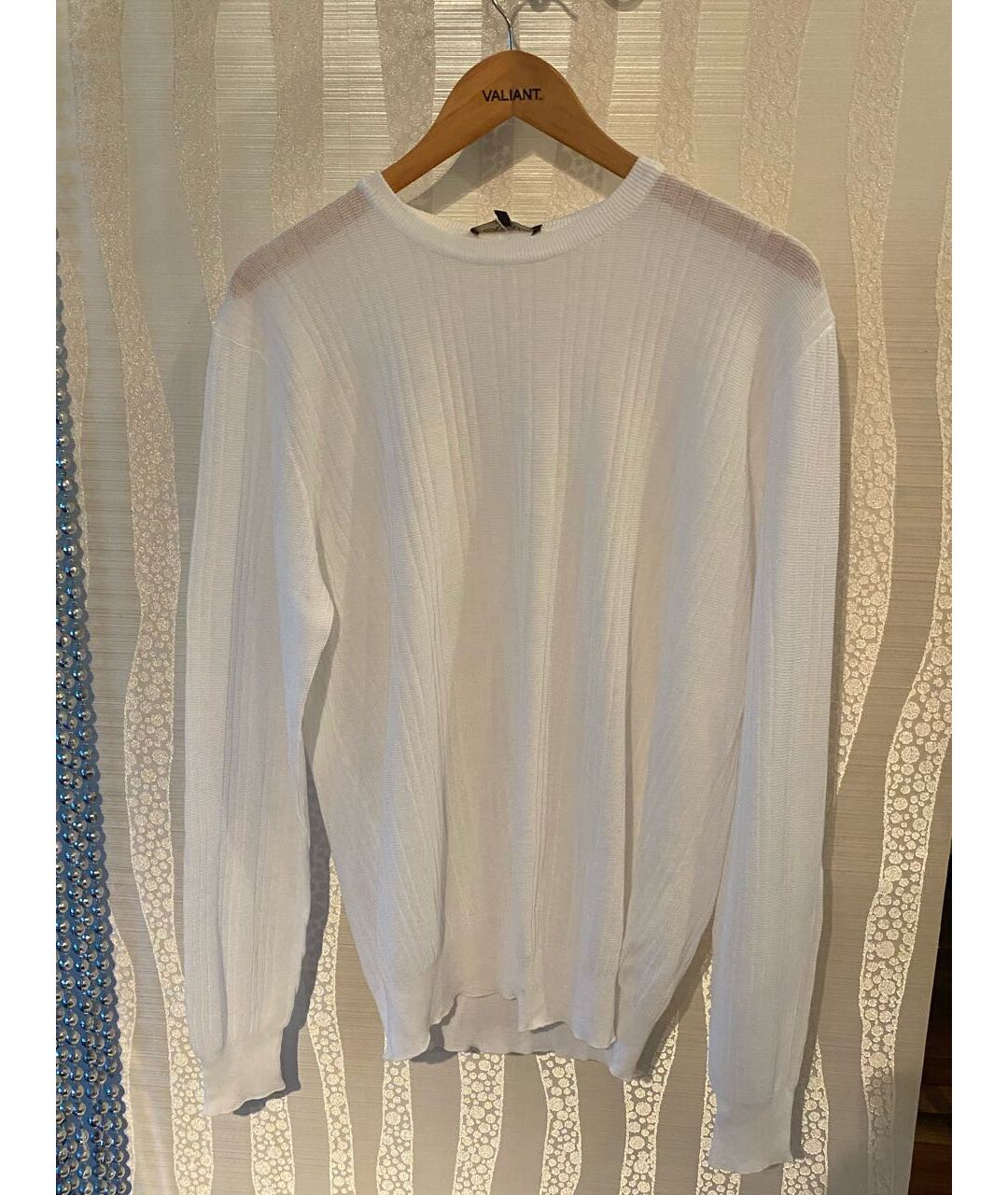 CANALI Белый хлопковый джемпер / свитер, фото 5