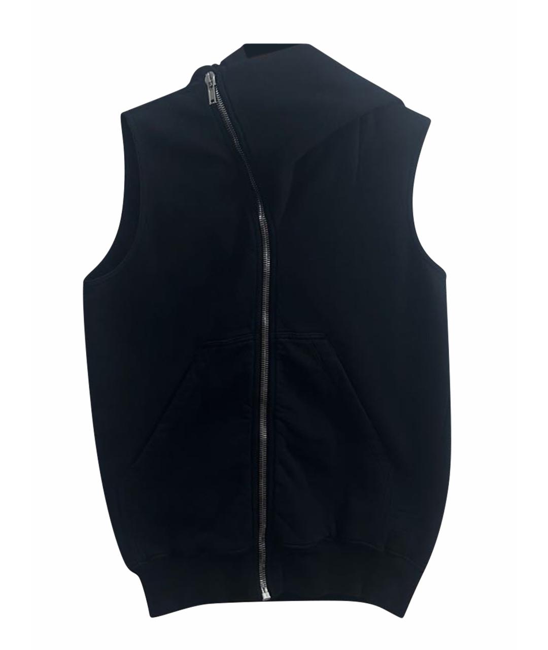 RICK OWENS DRKSHDW Черная хлопковая жилетка, фото 1