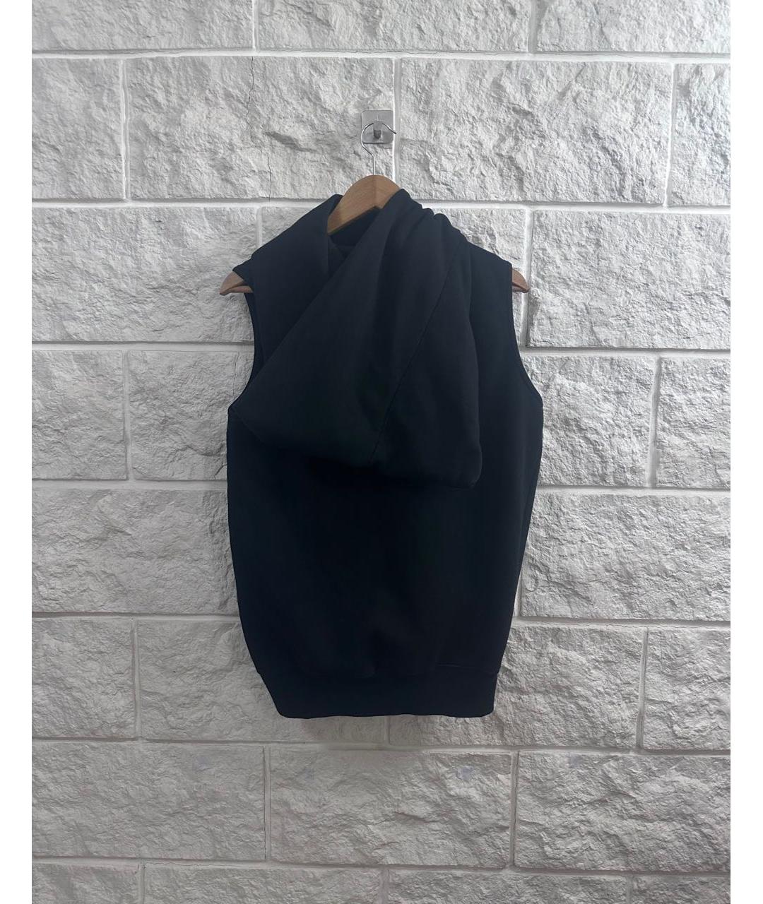 RICK OWENS DRKSHDW Черная хлопковая жилетка, фото 2