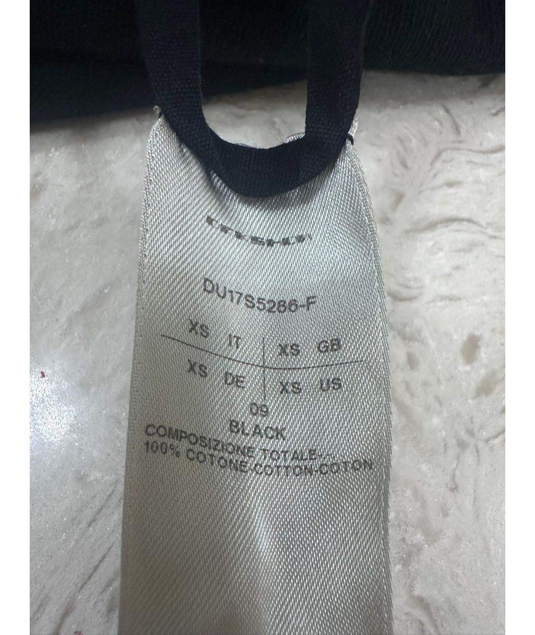 RICK OWENS DRKSHDW Черная хлопковая жилетка, фото 5