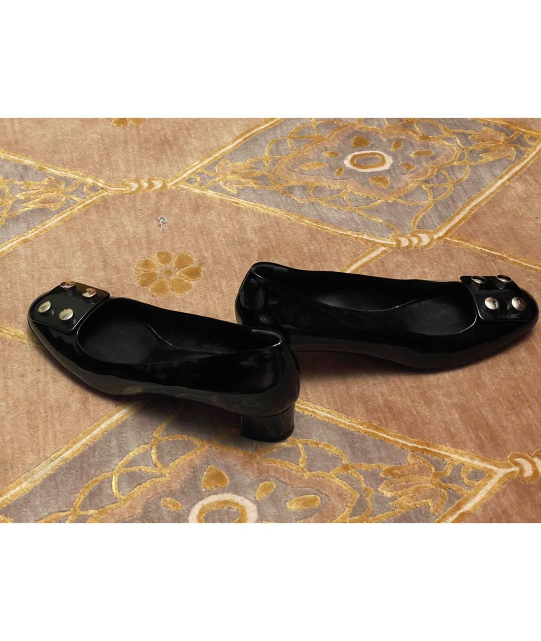 GUCCI Черные туфли из лакированной кожи, фото 3