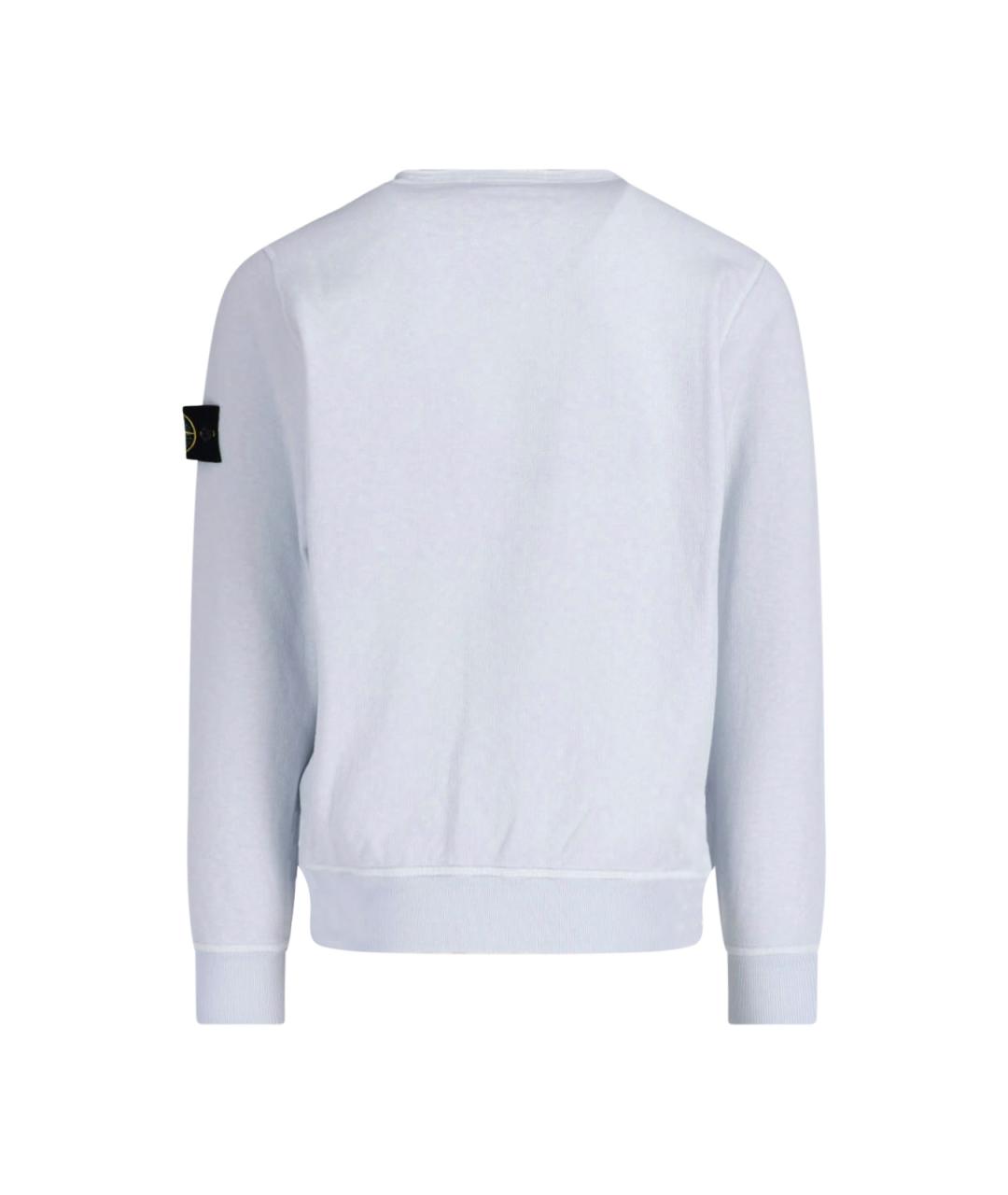 STONE ISLAND Серый хлопковый джемпер / свитер, фото 2
