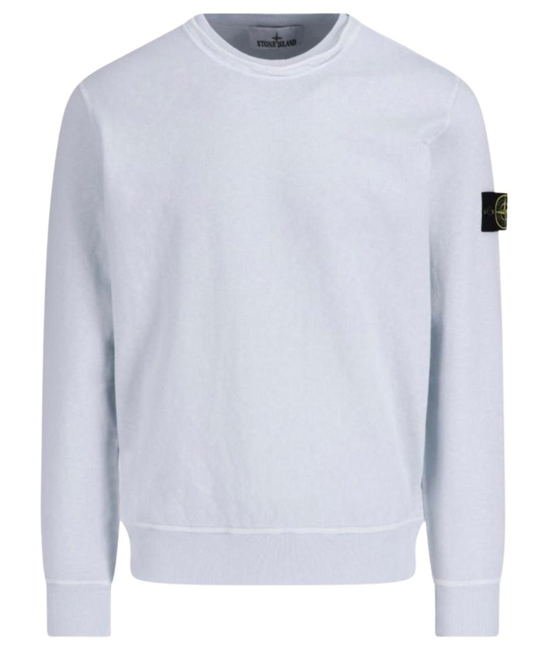 STONE ISLAND Серый хлопковый джемпер / свитер, фото 1