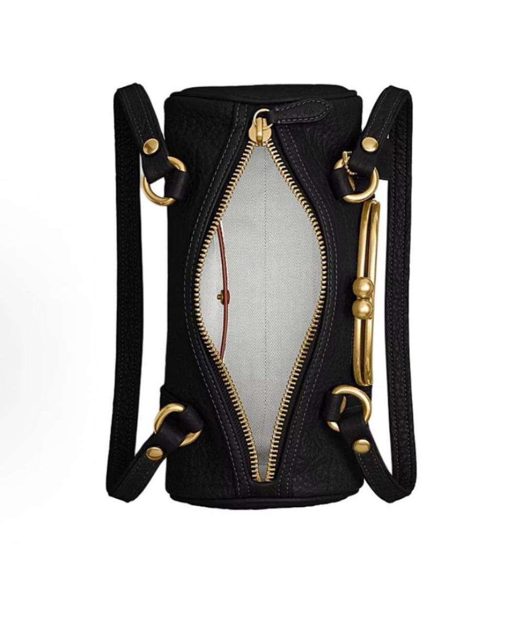 COACH Черная кожаная сумка через плечо, фото 3