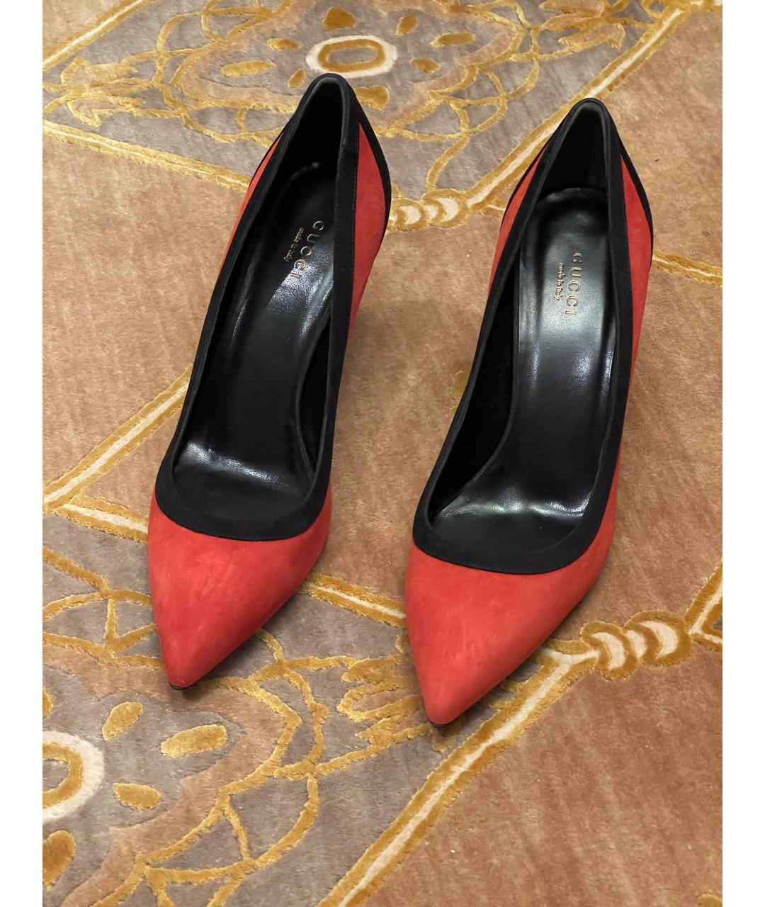 GUCCI Мульти замшевые туфли, фото 2