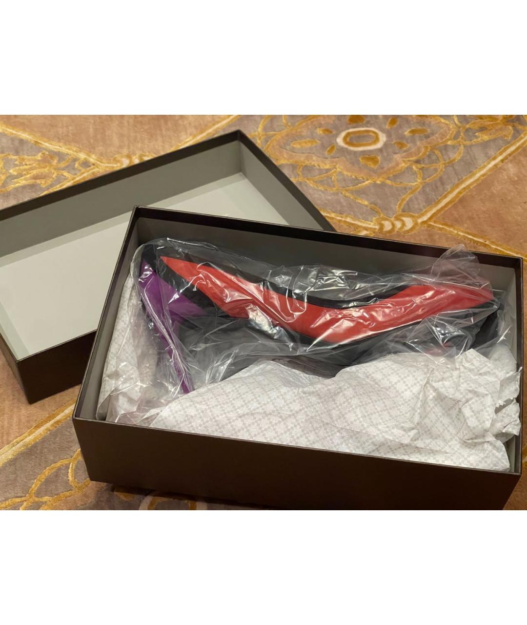 GUCCI Мульти замшевые туфли, фото 5