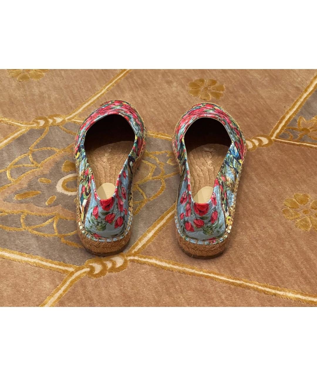 DOLCE&GABBANA Мульти текстильные эспадрильи, фото 3