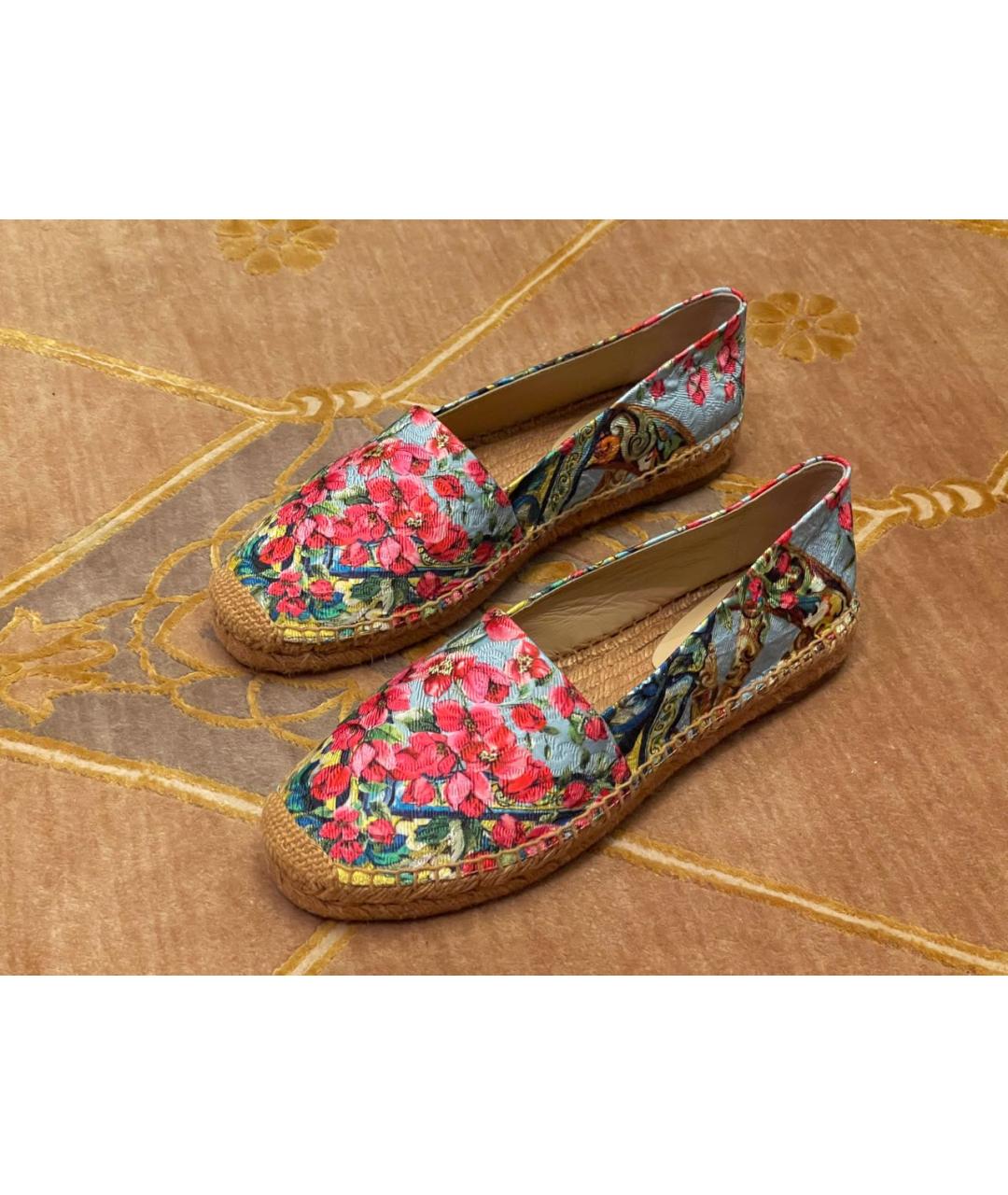 DOLCE&GABBANA Мульти текстильные эспадрильи, фото 7
