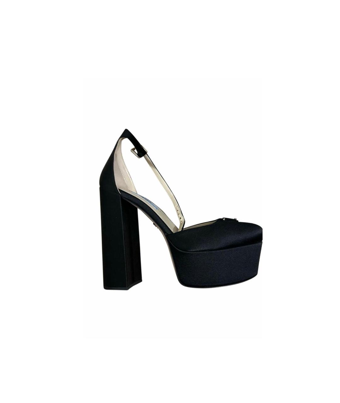 PRADA Черные текстильные туфли, фото 3