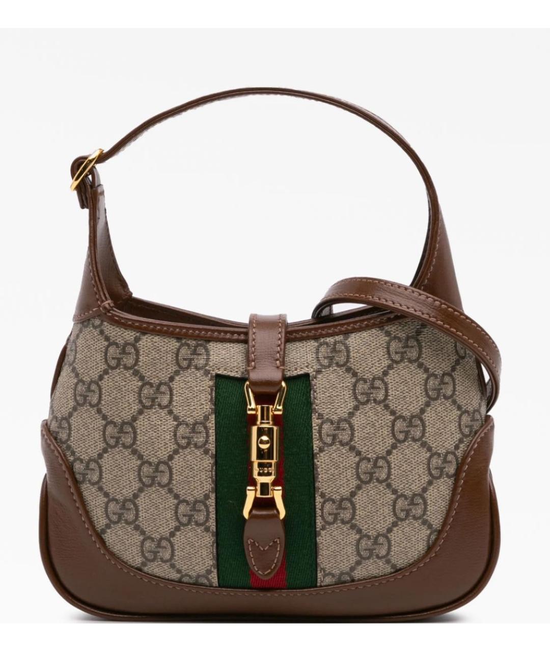 GUCCI Коричневая сумка с короткими ручками, фото 9