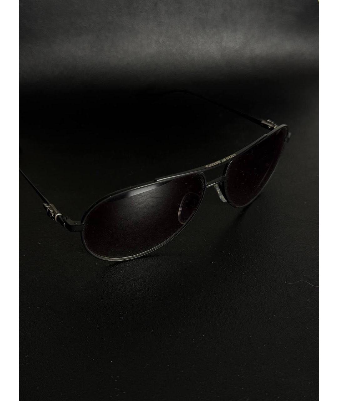 CHROME HEARTS Черные металлические солнцезащитные очки, фото 2
