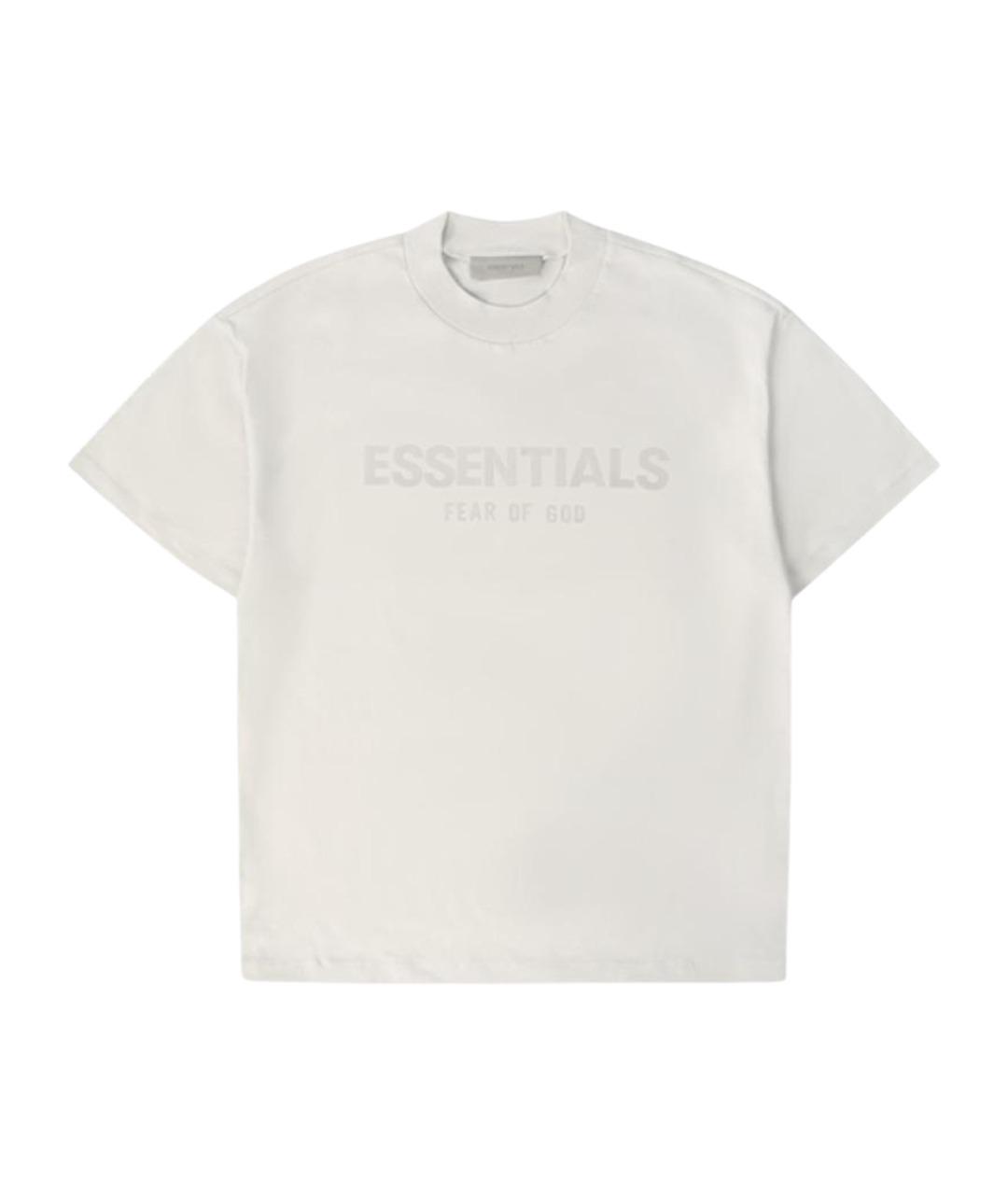 FEAR OF GOD ESSENTIALS Бежевая футболка, фото 1