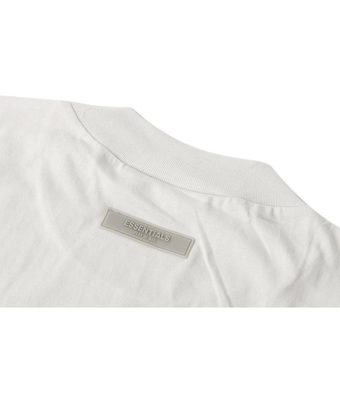 FEAR OF GOD ESSENTIALS Бежевая футболка, фото 3