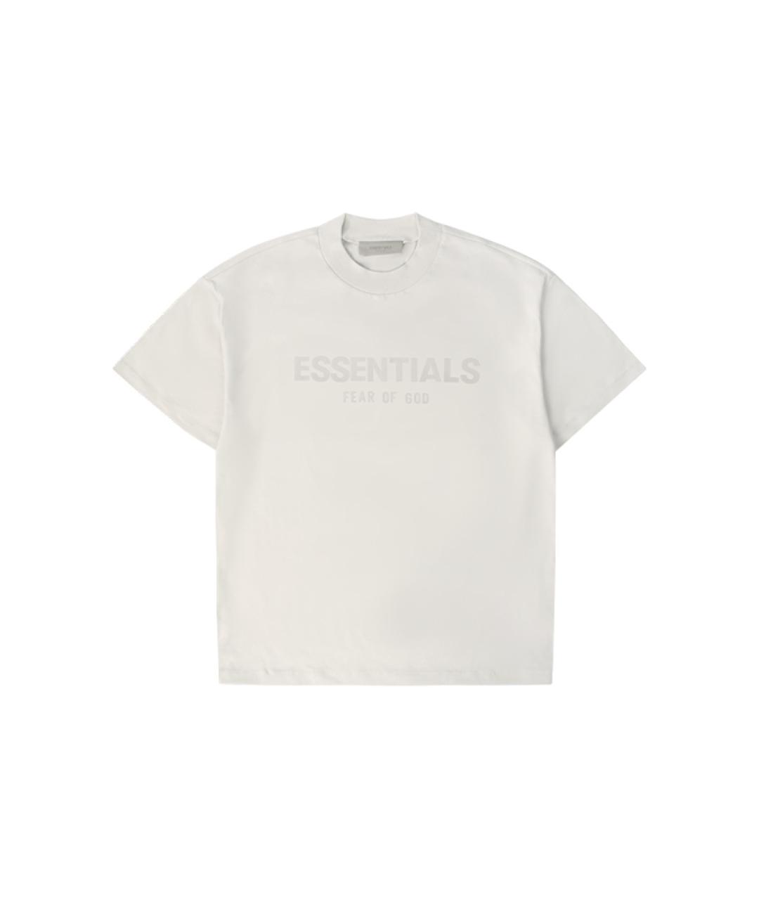 FEAR OF GOD ESSENTIALS Бежевая футболка, фото 5