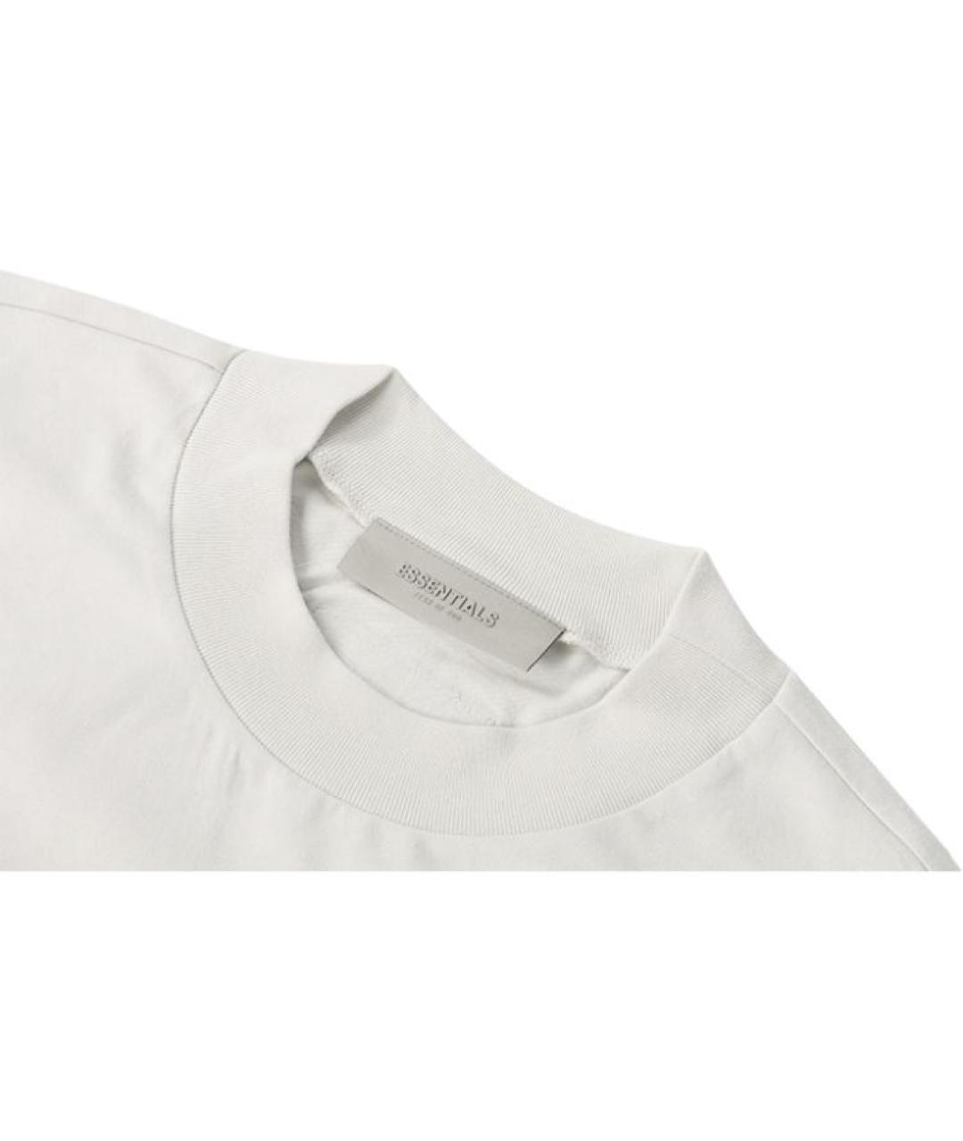 FEAR OF GOD ESSENTIALS Бежевая футболка, фото 4