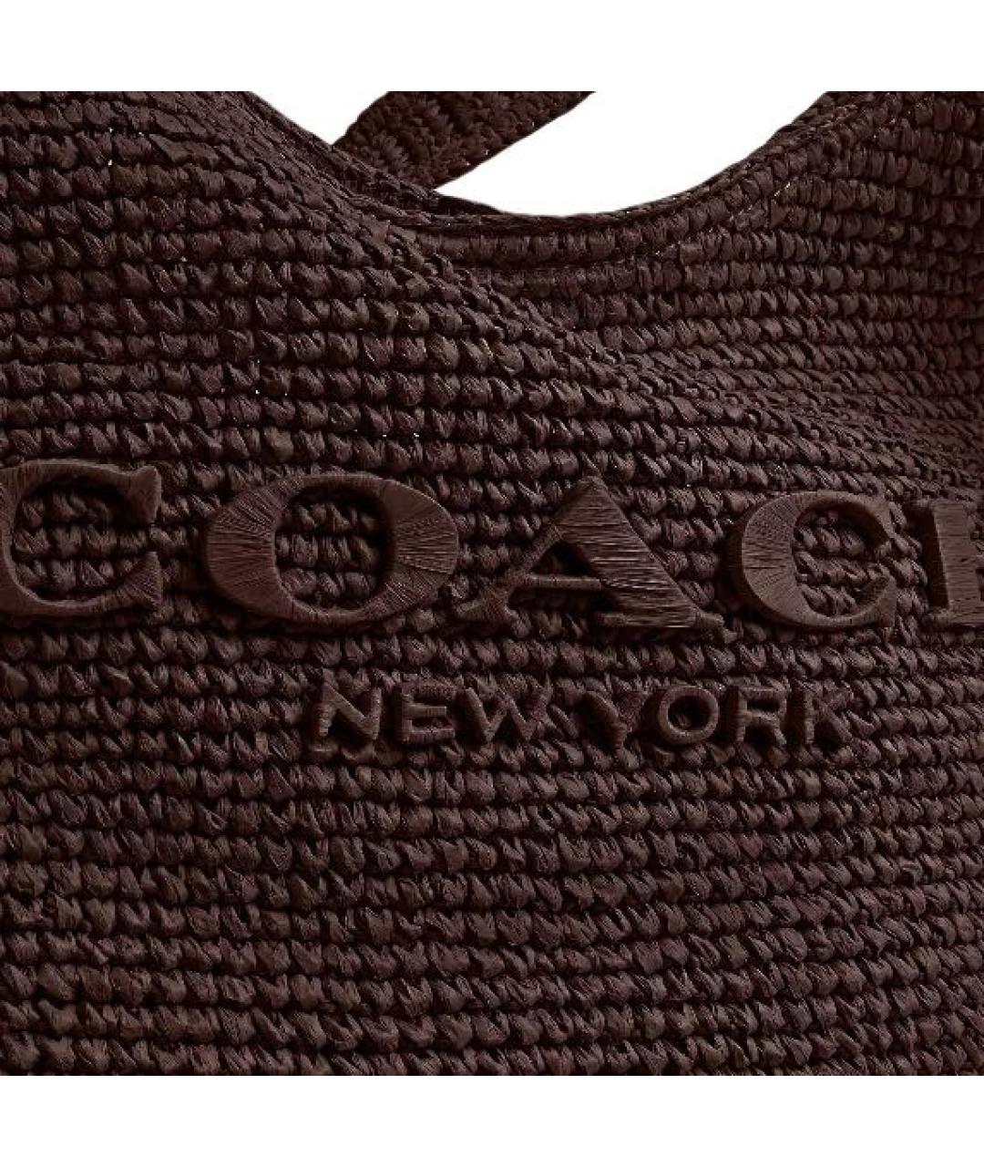 COACH Коричневая сумка через плечо, фото 4