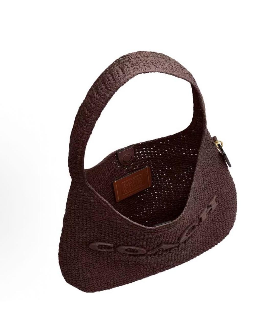 COACH Коричневая сумка через плечо, фото 3