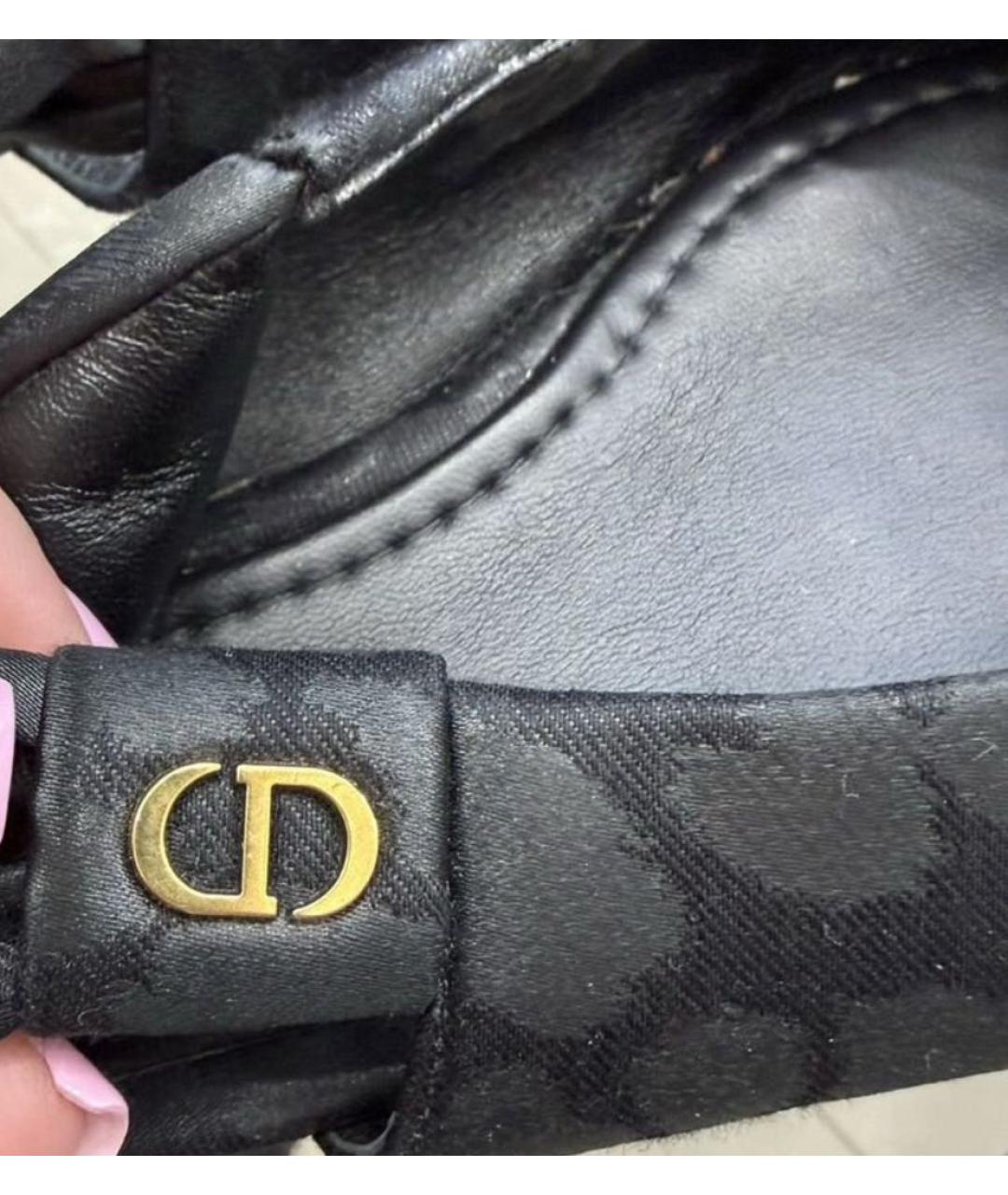 CHRISTIAN DIOR Черные босоножки, фото 7