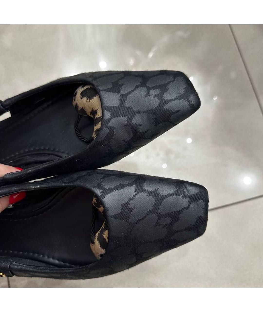 CHRISTIAN DIOR Черные босоножки, фото 4