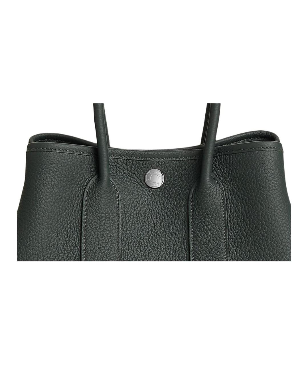 HERMES Зеленая сумка через плечо, фото 4