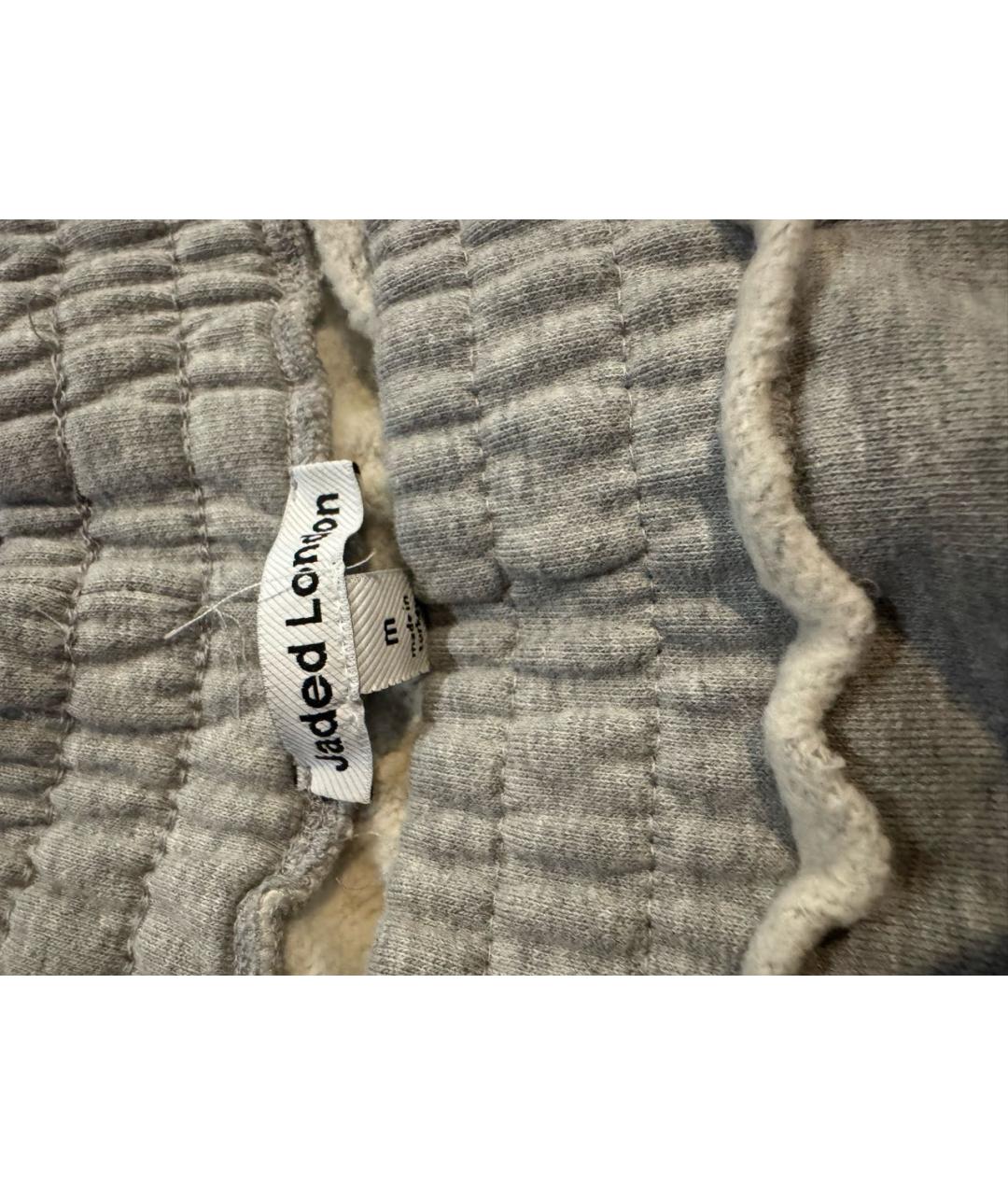 JADED LONDON Серые хлопковые повседневные брюки, фото 2