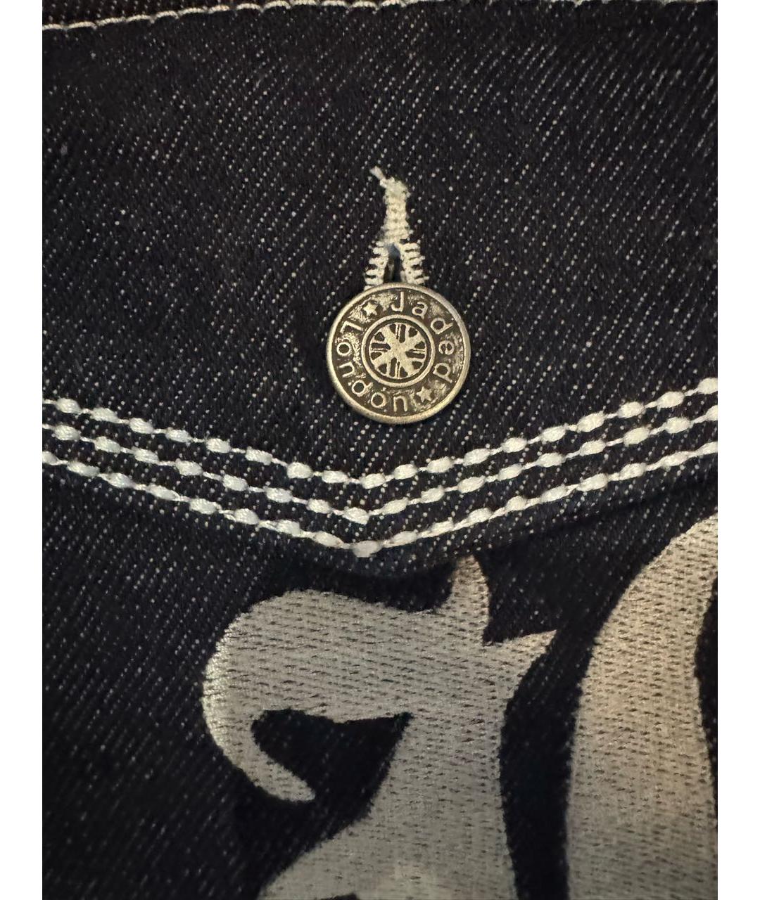 JADED LONDON Темно-синие хлопковые повседневные брюки, фото 3