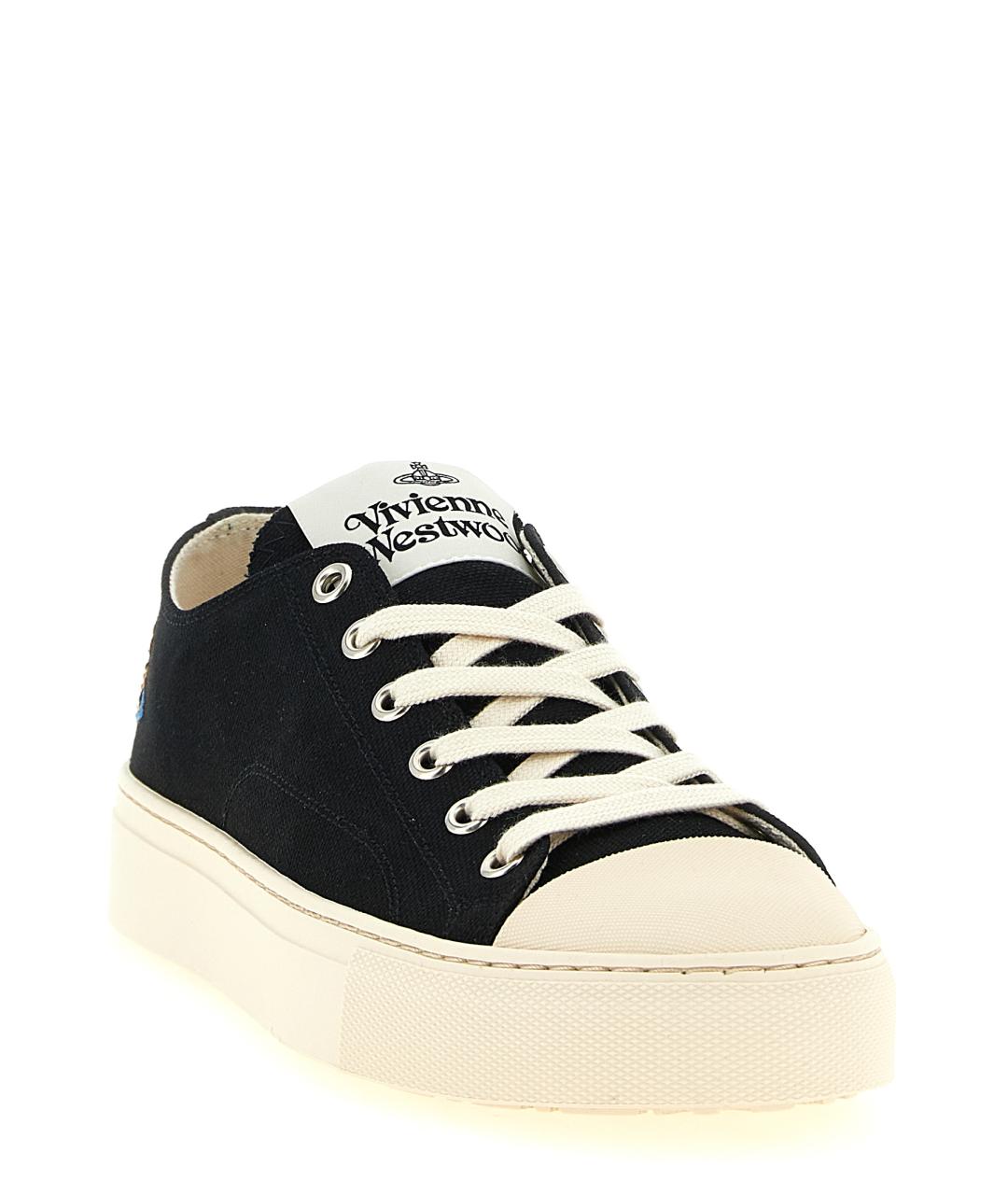 VIVIENNE WESTWOOD Бордовые текстильные кроссовки, фото 2