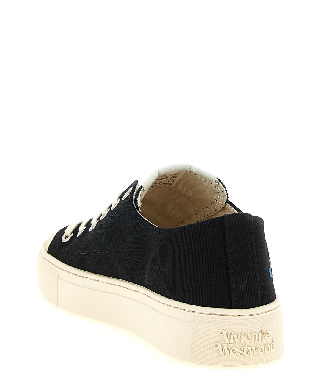 VIVIENNE WESTWOOD Бордовые текстильные кроссовки, фото 3