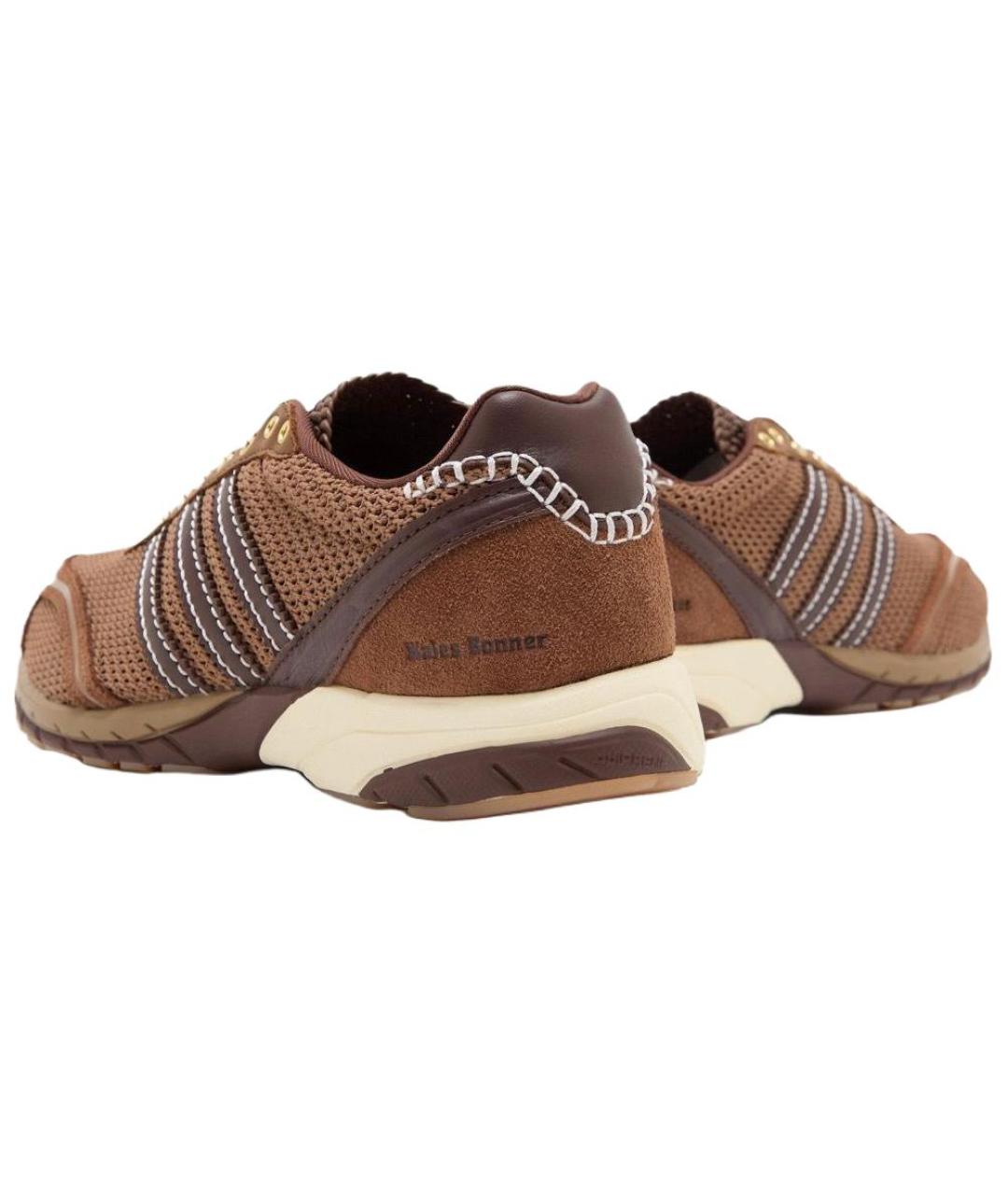 ADIDAS Коричневые замшевые кроссовки, фото 4