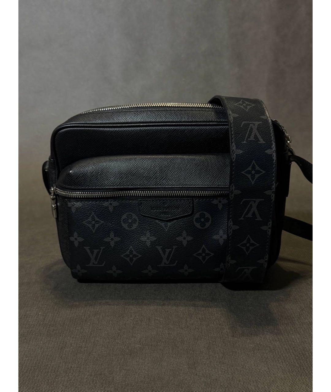 LOUIS VUITTON Черная сумка на плечо, фото 7