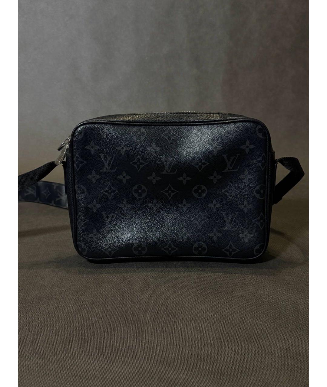LOUIS VUITTON Черная сумка на плечо, фото 4