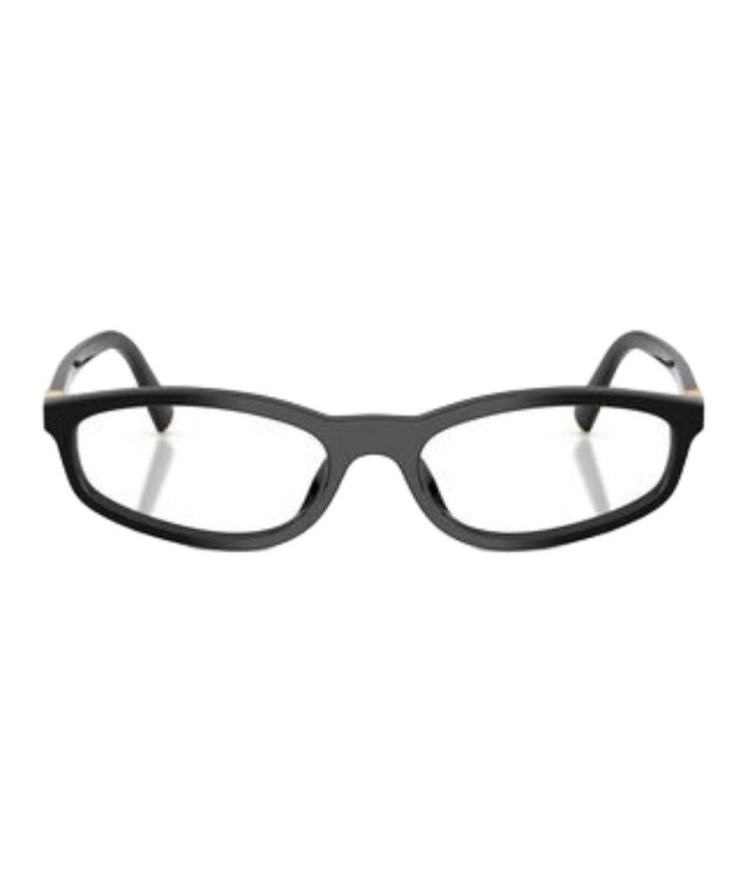 MIU MIU Черные пластиковые солнцезащитные очки, фото 2