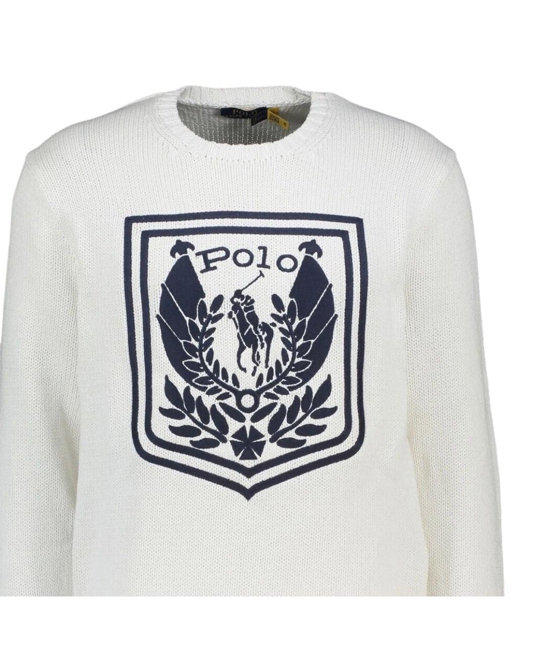 POLO RALPH LAUREN Белый джемпер / свитер, фото 4