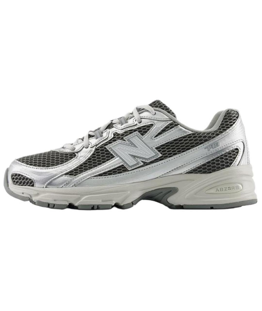 NEW BALANCE Серебряные кроссовки, фото 2
